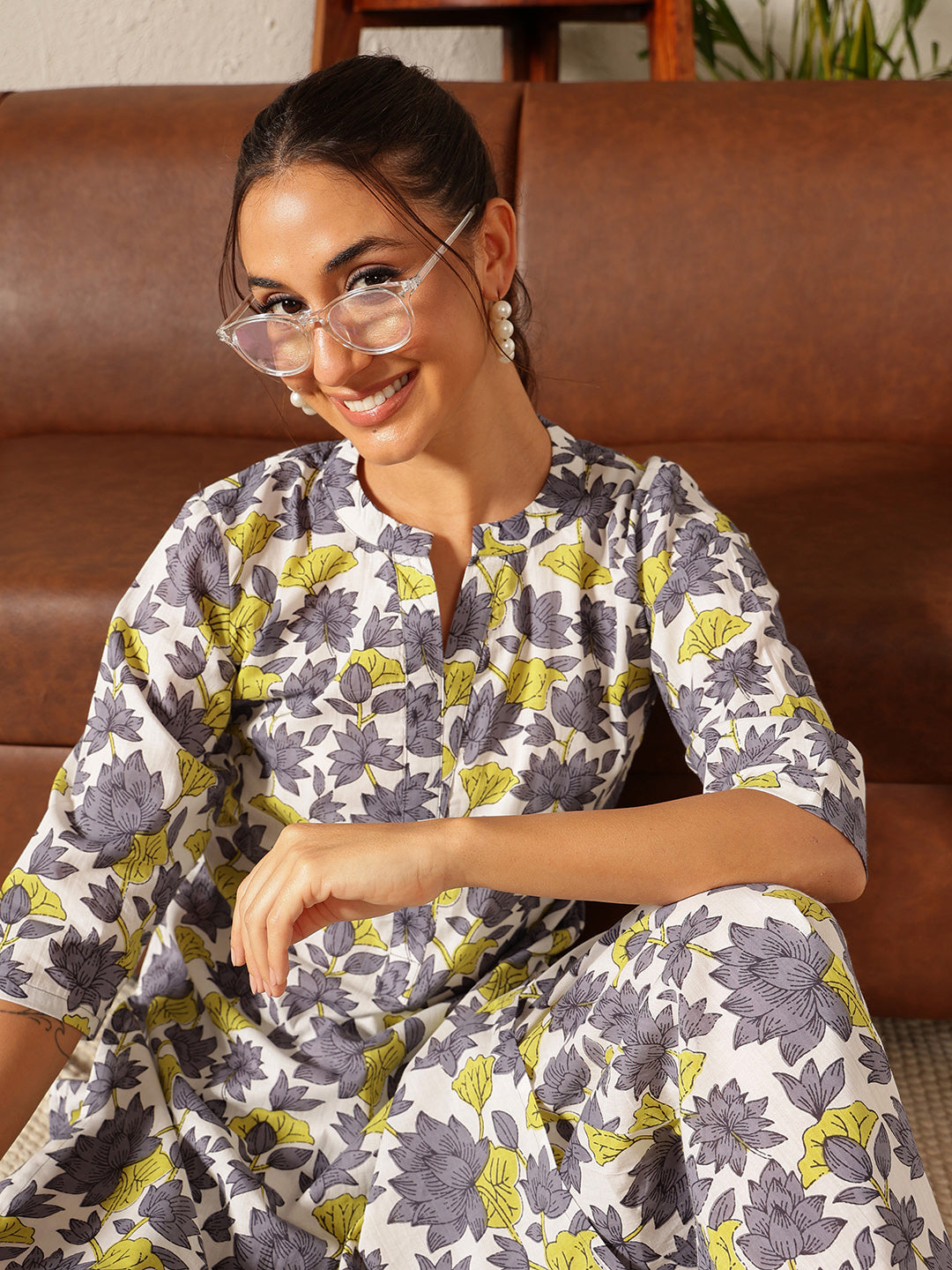 Meadow Hues Co-ord Set: Moon Mist