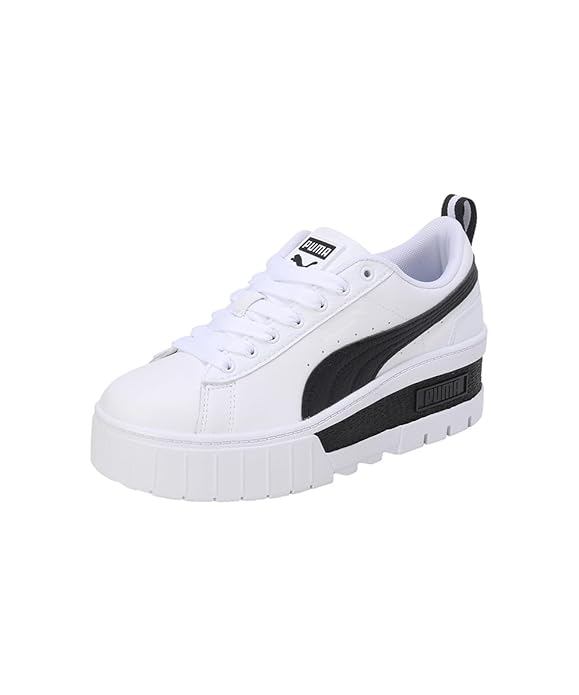 Puma Womens Mayze Wedge WNS White-Black Sneaker