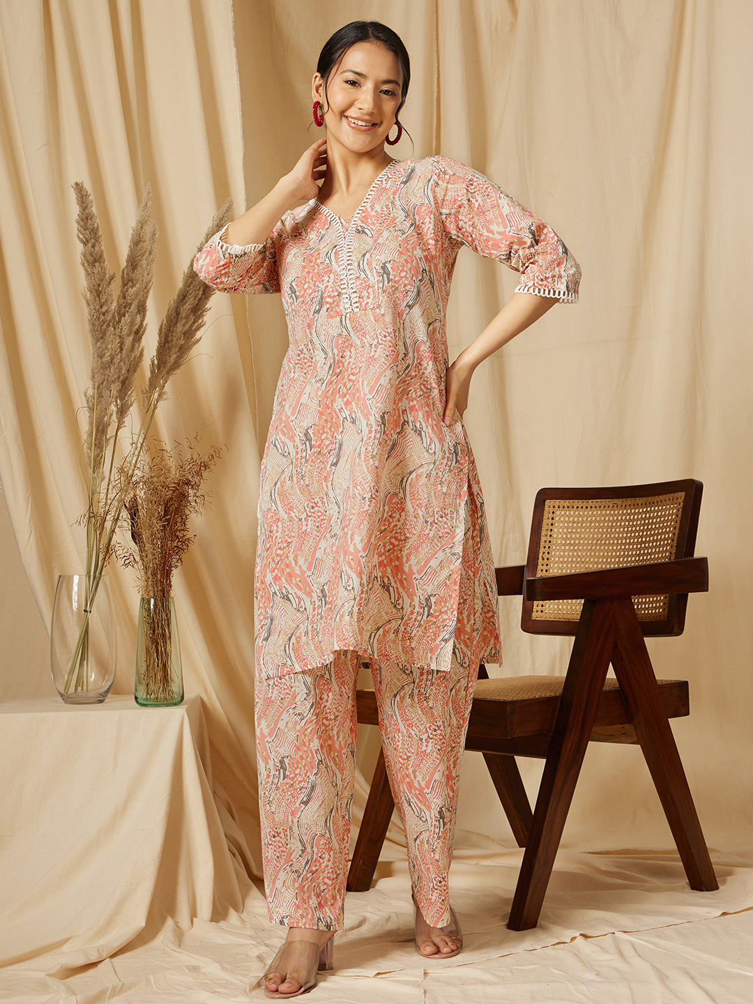 Modern Muse Co-ord Set : Opulent Ivory