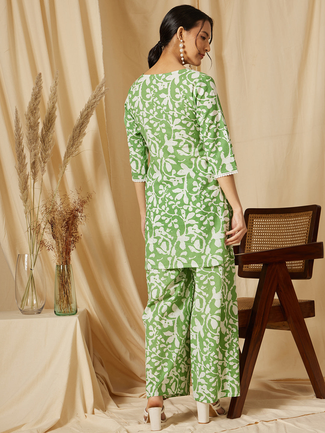 Nature’s Weave Co-ord Set : Basil Bliss